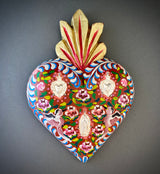 Corazón palomas grande 0120