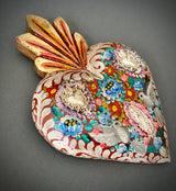 Corazón milagritos palomas grande 0117