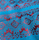 Camino tejido geométrico