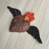 Corazón milagritos alas