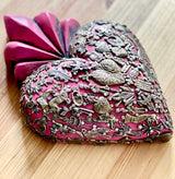 Corazón milagritos frida fucsia